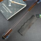  Bọc cơ da bò togo màu nâu cho chuôi Custom 