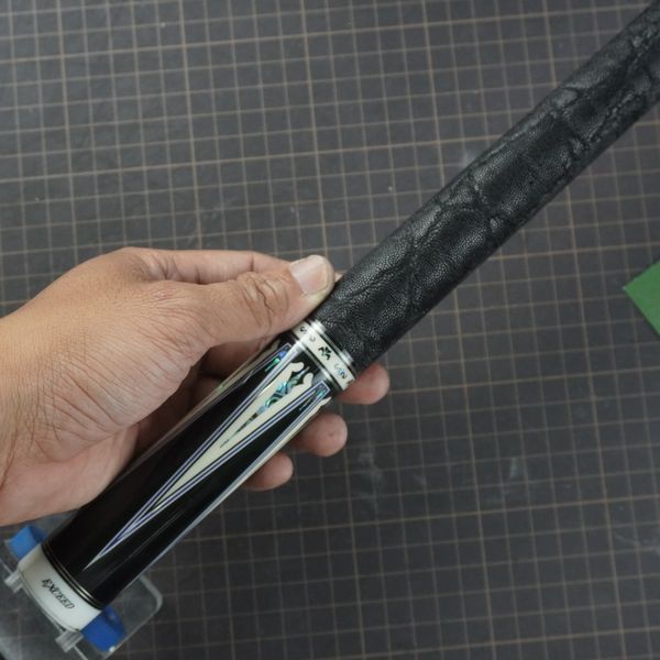  Bọc cơ da voi màu đen cho chuôi Exceed 