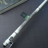  Bọc cơ da kì đà trắng đen cho chuôi Peri 