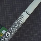  Bọc cơ da kì đà trắng đen cho chuôi Peri 