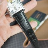  Dây đồng hồ cá sấu Alligator màu đen cho đồng hồ frederique constant 