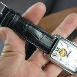  Dây đồng hồ cá sấu Alligator màu đen cho đồng hồ frederique constant 