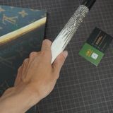 Bọc cơ da kì đà trắng đen cho chuôi Cuetec 