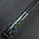  Bọc cơ da kì đà màu đen cho chuôi Custom 