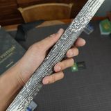  Bọc cơ da kì đà trắng đen cho chuôi Dufferin 