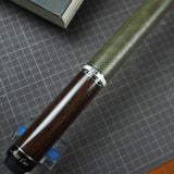  Bọc cơ da rắn màu xanh rêu cho chuôi Mezz EC9. 