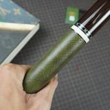  Bọc cơ da rắn màu xanh rêu cho chuôi Mezz EC9. 