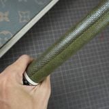  Bọc cơ da rắn màu xanh rêu cho chuôi Mezz EC9. 