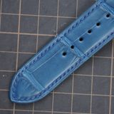  Dây đồng hồ da cá sấu Alligator màu xanh Navy 