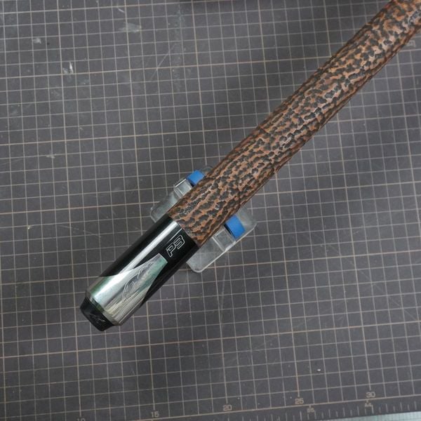  Bọc cơ da cá mập màu nâu đen cho chuôi P3 