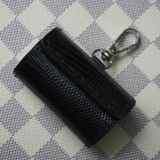  Hộp lơ tròn da kỳ đà đen 