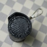  Hộp lơ tròn da kỳ đà đen 