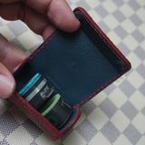  Hộp lơ tròn da kỳ đà đỏ 