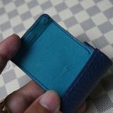  Hộp lơ tròn da bò xanh dương 