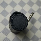  Hộp lơ tròn da bò đen trơn 