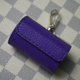  Hộp lơ tròn da bò tím 