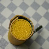  Hộp lơ tròn da bò vàng 