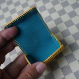  Hộp lơ tròn da bò vàng 