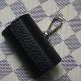  Hộp lơ tròn da bò đen 