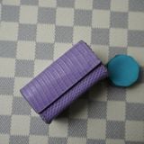  Hộp lơ vuông da kỳ đà tím 