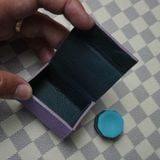  Hộp lơ vuông da kỳ đà tím 