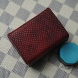  Hộp lơ vuông da kỳ đà đỏ 