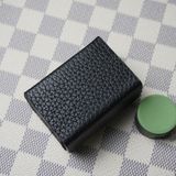  Hộp lơ vuông da bò đen 