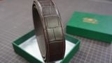  Thắt lưng da cá sấu Alligator (nâu) 