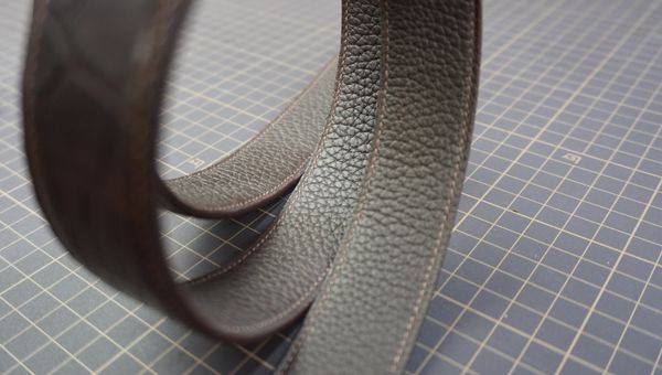  Thắt lưng da cá sấu Alligator (nâu) 