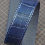  Thắt lưng da cá sấu Alligator (xanh navy) 