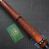  Bọc cơ da kì đà màu đen cam đất cho chuôi JFlowers JF20-21 