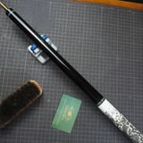  Bọc cơ da kỳ đà trắng đen cho chuôi Mit MC3-002 