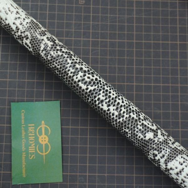  Bọc cơ da kỳ đà trắng đen cho chuôi Mit MC3-002 