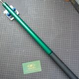  Bọc cơ da bò togo màu đen cho chuôi Rhino Nebula - Green 