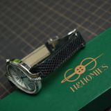 Dây đồng hồ da rắn Karung màu đen cho đồng hồ Cartier 