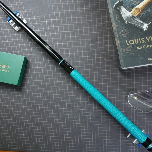  Bọc cơ da kỳ đà xanh biển cho chuôi Mezz AVANT - LIGHT BLUE 