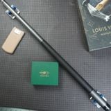  Bọc cơ da bò togo màu đen cho chuôi Rhino Nebula - Grey 