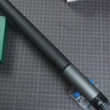  Bọc cơ da bò togo màu đen cho chuôi Rhino Nebula - Grey 