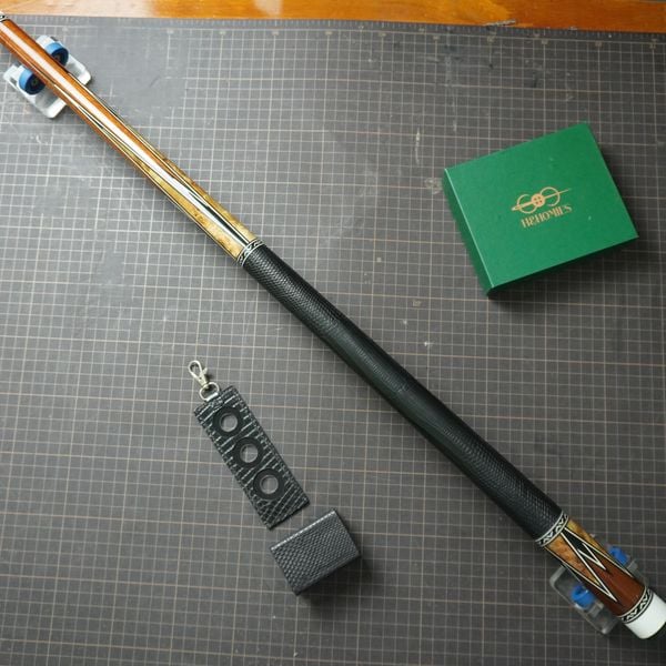  Bọc cơ da kỳ đà đen cho chuôi Cuetec 