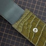  Bao da gập Vertu Signature (xanh rêu) 