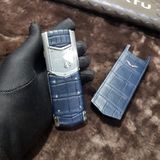  Thay da cá sấu xanh navy cho Ver.tu Sig.nature S 