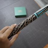  Bọc cơ da voi màu xám khói đỏ cho chuôi Predator 