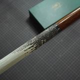 Bọc cơ da kì đà màu trắng đen cho chuôi Cuetec 