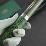  Bọc cơ da kì đà màu đen xanh lá cho chuôi Cuetec 