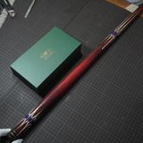  Bọc cơ da kì đà đỏ đen cho chuôi Musashi 