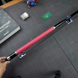  Bọc cơ bida da bò togo màu hồng đậm cho chuôi CueTec 