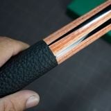  Bọc cơ bida da bò togo màu đen cho chuôi Mezz Cues 