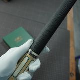  Bọc cơ bida da bò togo màu đen cho chuôi Mezz Cues 