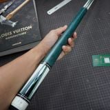  Bọc cơ da rắn Karung màu xanh lam đen cho chuôi Peri 