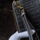  Túi clutch cầm tay da cá sấu Alligator 
